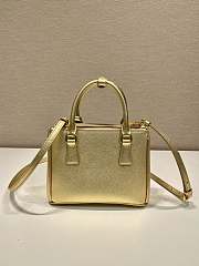 Prada Galleria Saffiano leather mini-bag Platinum Size 20x15x9.5 cm - 6