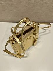 Prada Galleria Saffiano leather mini-bag Platinum Size 20x15x9.5 cm - 5