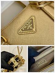 Prada Galleria Saffiano leather mini-bag Platinum Size 20x15x9.5 cm - 2