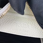 Prada Perforated Logo Shoulder Bag White Size 20.5x13x8.5 cm - 2