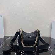 Prada Re-edition 2005 Black Nappa Leather patchwork bag Size 24x17x7 cm - 1