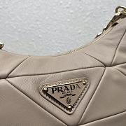 Prada Re-edition 2005 Light Brown Nappa Leather patchwork bag Size 24x17x7 cm - 4