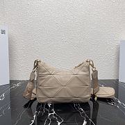 Prada Re-edition 2005 Light Brown Nappa Leather patchwork bag Size 24x17x7 cm - 2