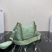 Prada Re-edition 2005 Light Green Nappa Leather patchwork bag Size 24x17x7 cm - 2