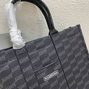 Balenciga Medium Signature Shopper Tote Bag Black Size 35x13x27 cm  - 6