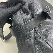 Balenciaga Waist Large Bag in black grained calfskin Size 50x17x37 cm - 6
