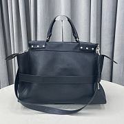 Balenciaga Waist Large Bag in black grained calfskin Size 50x17x37 cm - 3