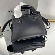 Balenciaga Neo Classic Mini Top Handle Bag Leather Gun Metal Size 18 cm - 4