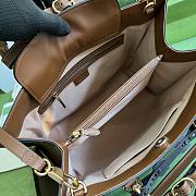 Gucci Diana medium tote bag in Brown leather Size 35x30x14 cm - 3