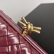 BOTTEGA VENETA Minaudiere Knot Bag Red Size 20.5x6x12.5 cm - 3