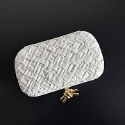 BOTTEGA VENETA Minaudiere Knot Bag White  Size 20.5x6x12.5 cm - 6