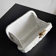 BOTTEGA VENETA Minaudiere Knot Bag White  Size 20.5x6x12.5 cm - 4