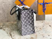 Louis Vuitton LV Onthego Medium Handbag Denim Size 35 x 27 x 14 cm  - 6