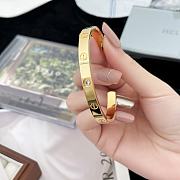 Cartier Love Bracelet 4 Diamonds Yellow Gold 6.2 mm  - 4