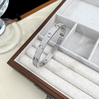 Cartier unworn white gold diamond Love bracelet 