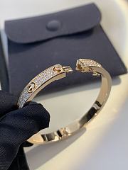 Cartier unworn Pink gold diamond Love bracelet - 6