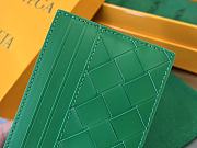 BOTTEGA VENETA Intreccio leather Green card case 731956 Size 10 x 8 x 0.5 cm - 6