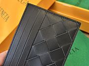 BOTTEGA VENETA Intreccio leather Black card case 731956 Size 10 x 8 x 0.5 cm - 5
