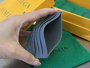 BOTTEGA VENETA Intreccio leather Gray card case 731956 Size 10 x 8 x 0.5 cm - 6