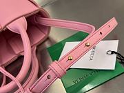 BOTTEGA VENETA Candy Arco leather tote Pink bag Size 20x13x7 cm  - 2