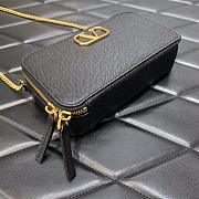  Valentino Garavani VLogo signature leather shoulder bag Black Size 19×6×10 cm - 6