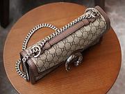 Gucci Dionysus GG top handle bag Brown leather trims Size 28x18x9 cm - 5
