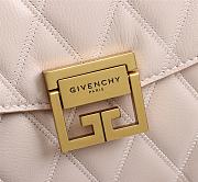 Givenchy GV3 Convertible Shoulder Bag Quilted Leather Cream size 29x8x18 cm - 5