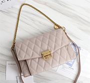 Givenchy GV3 Convertible Shoulder Bag Quilted Leather Cream size 29x8x18 cm - 4