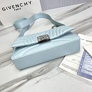 GIVENCHY Small 4G Crossbody Bag in Calf Leather light Blue Size 25x15x6 cm - 6