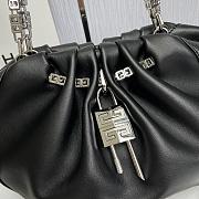 GIVENCHY Kenny Small leather shoulder bag Black Size 32x22x17 cm - 6