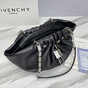 GIVENCHY Kenny Small leather shoulder bag Black Size 32x22x17 cm - 5