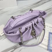 GIVENCHY Kenny Small leather shoulder bag Puple Size 32x22x17 cm - 2