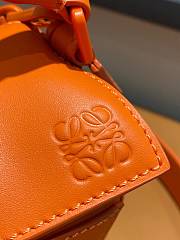 LOEWE Puzzle mini leather cross-body Orange bag Size 18x7.5x12 cm  - 2