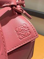LOEWE Puzzle mini leather cross-body Pink bag Size 18x7.5x12 cm - 5