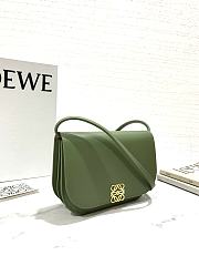 LOEWE Goya bag in silk calfskin  Avocado Green Size 18.5x3x12.5 cm - 5