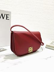 LOEWE Goya bag in silk calfskin Red Size 18.5x3x12.5 cm - 4