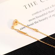 Van Cleef & Arpels Onyx Vintage Alhambra Pendant Necklace Yellow Gold  - 3