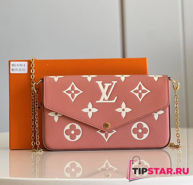 Louis Vuitton Pochette Félicie Pink Size 21 x 11 x 2 cm - 1