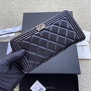 CHANEL BOY Zipped Wallet Size 19.5×10.5×2.5 cm - 1