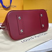 LV Alma BB raspberry-red Epi leather with Strap Size 23.5x17.5x11.5 cm - 5
