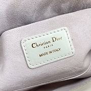 Dior Medium Lady D-Joy Bag Latte Cannage Lambskin Size 26 x 13.5 x 5 cm - 6