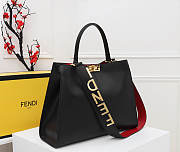 Fendi Black Gold harware Bag Size 43 cm  - 3