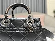 Dior Lady 95.22 Bag Hanbag Release Black Size 30x18x12 cm - 6