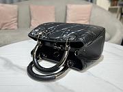 Dior Lady 95.22 Bag Hanbag Release Black Size 30x18x12 cm - 4