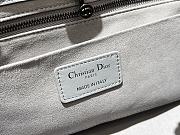 Dior Lady 95.22 Bag Hanbag Release Grey Size 30x18x12 cm - 2