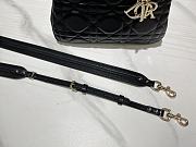 Dior Lady 95.22 Bag Hanbag Release Black_Gold hardware Size 24x18x10 cm - 6