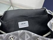 DIOR HIT THE ROAD BACKPACK Dior Gray CD Diamond Canvas Size 51x43x20 cm - 5