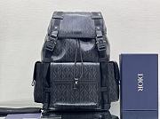 DIOR HIT THE ROAD BACKPACK Dior Black CD Diamond Canvas Size 51x43x20 cm - 1