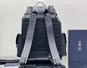 DIOR HIT THE ROAD BACKPACK Dior Black CD Diamond Canvas Size 51x43x20 cm - 6