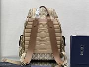 DIOR HIT THE ROAD BACKPACK Dior Brown CD Diamond Canvas Size 51x43x20 cm - 5